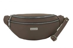 Saszetka skórzana nerka BARBERINI'S 985-9 c. beżowa. Brązowe nerki i saszetki damskie Barberinis, bez wzorów, ze skóry. Za 169.99 zł.