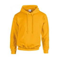 Bluza z kapturem Gildan Heavy Blend ®. Żółte bluzy damskie GILDAN, xl, bez wzorów, z bawełny, z kapturem. Za 81.25 zł.
