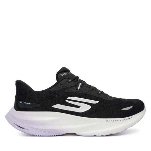 Buty do biegania Skechers. Czarne obuwie sportowe damskie Skechers, do biegania. Za 384.99 zł.