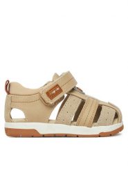 Mayoral Sandały 41678 Beżowy. Brązowe sandały chłopięce Mayoral, ze skóry, bez zapięcia. Za 139.99 zł.