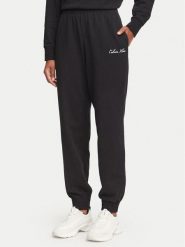 Calvin Klein Underwear Spodnie dresowe LV00QS7687 Czarny Regular Fit. Czarne spodnie dresowe damskie Calvin Klein Underwear, l, bez wzorów, z bawełny. Za 289.99 zł.