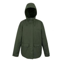 Kurtka turystyczna damska Regatta Broadia parka przeciwdeszczowa. Brązowe kurtki damskie Regatta, na zimę, l, z tkaniny, bez kaptura. Za 329.50 zł.