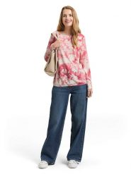 Tom Tailor Bluzka w kolorze jasnoróżowo-różowym rozmiar: XL. Różowe bluzki damskie Tom Tailor, xl, bez wzorów, bez kołnierzyka, bez ramiączek. Za 70.90 zł.