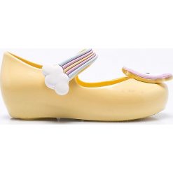 Melissa - Baleriny dziecięce Ultragirl. Szare baleriny dziewczęce Melissa, z materiału. W wyprzedaży za 139.90 zł.