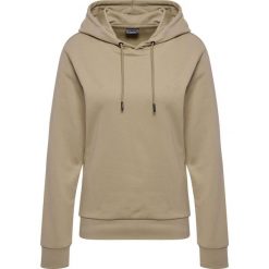 Bluza damska z kapturem Hummel Active Co. Brązowe bluzy damskie Hummel, bez wzorów, z kapturem. Za 262.50 zł.