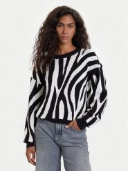 Vero Moda Sweter Siljeanimal 10330808 Biały Regular Fit. Białe swetry klasyczne damskie Vero Moda, xl, z wiskozy, bez kołnierzyka. Za 179.99 zł.