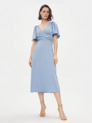 YAS Sukienka koktajlowa Athena 26032476 Niebieski Regular Fit. Niebieskie sukienki damskie YAS, bez wzorów, z syntetyku, wizytowe, bez ramiączek. Za 249.99 zł.