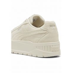 Damskie sneakersy Karmen II PUMA Alpine Snow White. Białe obuwie sportowe damskie Puma, z tkaniny, bez zapięcia, trekkingowe. Za 589.99 zł.
