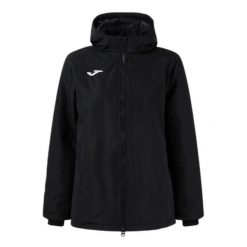 Kurtka z kapturem damska Joma Trivor II. Czarne kurtki sportowe damskie Joma, xl, bez wzorów, z materiału, z kapturem. Za 353.50 zł.