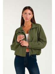 Tamba Kurtka w kolorze khaki rozmiar: 36/38. Brązowe kurtki damskie Tamba, bez wzorów, bez kaptura. Za 171.28 zł.