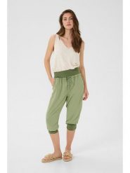 Cream Rybaczki "Linee" w kolorze zielonym rozmiar: 40. Zielone spodnie materiałowe damskie Cream, bez wzorów, z materiału. Za 108.74 zł.