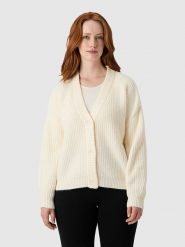 Les Lunes Kardigan "Margoot" w kolorze kremowym rozmiar: XL. Brązowe kardigany damskie Les Lunes, s, bez wzorów, z materiału. Za 173.99 zł.