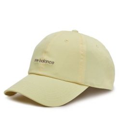 Czapka z daszkiem New Balance. Żółte czapki z daszkiem damskie New Balance, bez wzorów. Za 69.99 zł.
