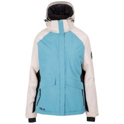 Kurtka Narciarska Damska Ursula DLX. Niebieskie kurtki damskie Trespass, na zimę, xl, bez wzorów, bez kaptura. Za 504.99 zł.