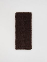 Miękki szalik - ciemnobrązowy. Brązowe szaliki damskie Reserved, bez wzorów. Za 79.99 zł.