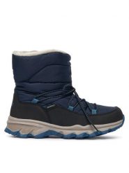 CMP Śniegowce Kids Catay Wp 3Q74674J Granatowy. Niebieskie buty zimowe chłopięce CMP, z materiału, bez zapięcia. Za 319.99 zł.