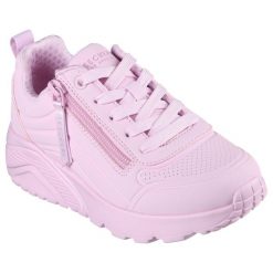Tenisówki Skechers Model Uno Lite - Easy Zip Kolor Rose. Czerwone obuwie sportowe damskie Skechers, z materiału, bez zapięcia, na jogę i pilates. Za 199.99 zł.