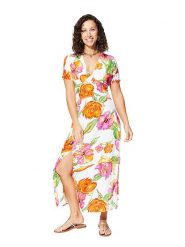 Ipanima Sukienka w kolorze białym ze wzorem rozmiar: 38/40. Białe sukienki damskie Ipanima, bez wzorów, bez ramiączek. Za 78.99 zł.