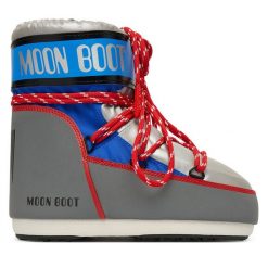 Śniegowce Moon Boot. Szare śniegowce damskie Moon Boot. Za 889.00 zł.