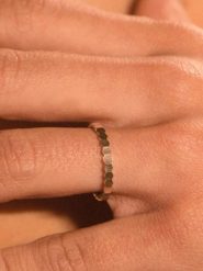 OR ÉCLAT Złoty pierścionek "Fiancée" rozmiar: 56. Żółte pierścionki damskie Or Éclat, złote. Za 448.99 zł.