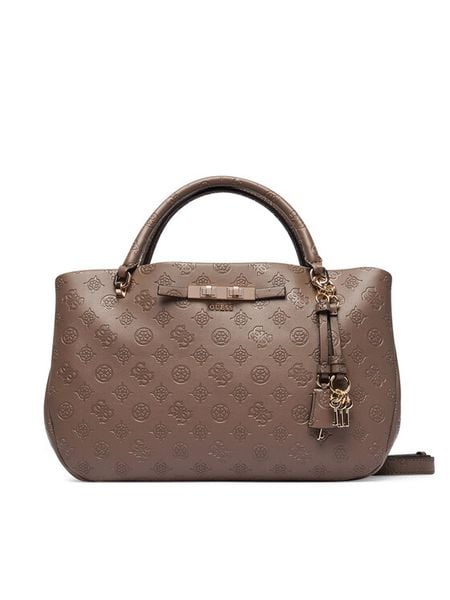 Guess Torebka HWPD22 25060 Brązowy. Brązowe kuferki damskie Guess, ze skóry, bez dodatków. Za 634.99 zł.