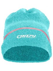 Crazy Czapka beanie "Link" w kolorze turkusowym rozmiar: onesize. Niebieskie czapki damskie Crazy, bez wzorów, z materiału. Za 105.38 zł.