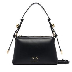 Torebka Armani Exchange. Czarne torebki klasyczne damskie Armani Exchange, bez dodatków. Za 614.99 zł.
