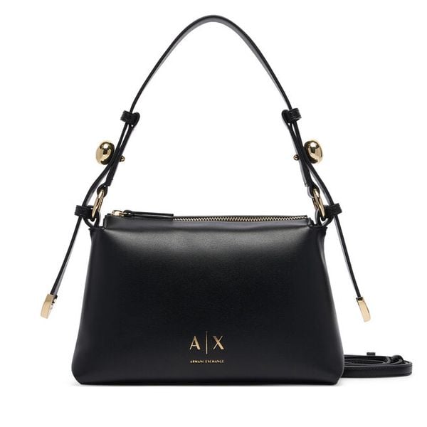Torebka Armani Exchange. Czarne torebki klasyczne damskie Armani Exchange, bez dodatków. Za 614.99 zł.