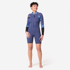 Krótki kombinezon do chodzenia w wodzie damski Ocean Step Optimizer neopren 4/3. Kombinezony damskie OCEAN STEP, s, bez wzorów, z neoprenu, sportowe, bez kołnierzyka, bez ramiączek, długie. Za 859.99 zł.