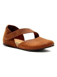 Comfortfusse Skórzane baleriny w kolorze brązowym rozmiar: 41. Brązowe balerinki damskie Comfortfüße, bez wzorów, ze skóry. Za 274.99 zł.