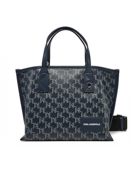 KARL LAGERFELD Torebka A1W30184 Granatowy. Niebieskie torebki klasyczne damskie KARL LAGERFELD, ze skóry, bez dodatków. Za 469.99 zł.