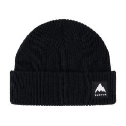 Kapelusz BURTON Recycled Vt Beanie Czarny. Czarne kapelusze damskie Burton, bez wzorów, sportowe. Za 166.40 zł.