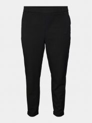Vero Moda Curve Chinosy Maya 10246292 Czarny Regular Fit. Czarne spodnie materiałowe damskie Vero Moda Curve, bez wzorów, z syntetyku. Za 159.99 zł.