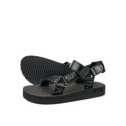 Sandały turystyczne damskie Flip Flop Comfy. Czarne sandały damskie Flip Flop, bez wzorów, bez obcasa, bez zapięcia. Za 102.00 zł.