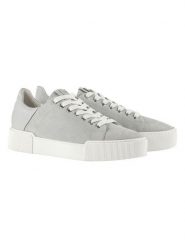 Högl Skórzane sneakersy "Blade" w kolorze jasnoszarym rozmiar: 39. Szare obuwie sportowe damskie Högl, bez zapięcia. Za 338.21 zł.