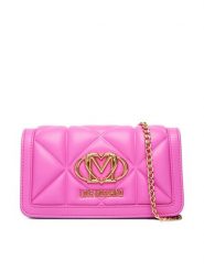 LOVE MOSCHINO Torebka JC5640PP1OLC0604 Różowy. Czerwone torebki wieczorowe damskie Love Moschino, bez wzorów, ze skóry, bez dodatków. Za 699.99 zł.