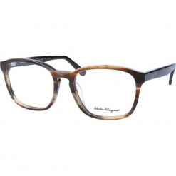 Oprawki "SF2739" w kolorze brązowo-czarnym. Brązowe okulary przeciwsłoneczne damskie Carrera, Ferragamo. W wyprzedaży za 249.95 zł.