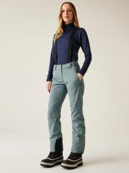 Dare 2b Spodnie narciarskie "Diminish" w kolorze niebieskim rozmiar: 40. Niebieskie spodnie dresowe damskie Dare 2b, m, bez wzorów. Za 257.14 zł.