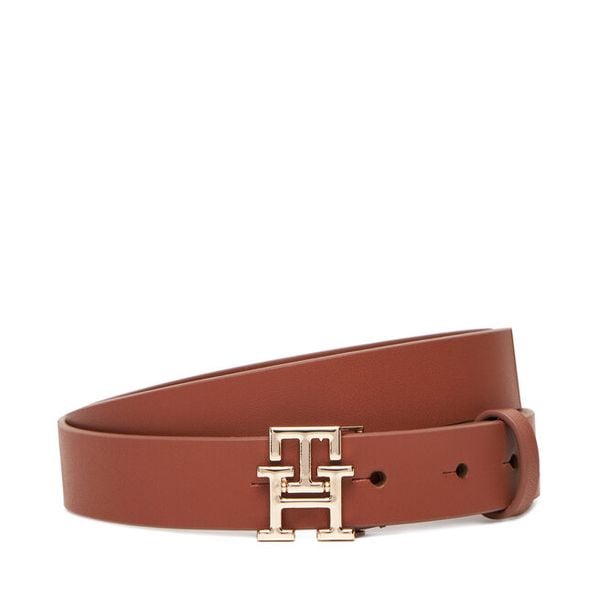 Pasek Damski Tommy Hilfiger. Brązowe paski damskie Tommy Hilfiger, bez wzorów. Za 149.99 zł.