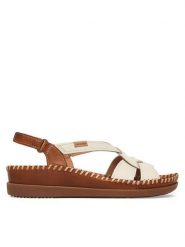 Pikolinos Sandały Cadaques W8K-1839C2 Biały. Białe sandały damskie Pikolinos, bez wzorów, ze skóry, bez obcasa, na płaskiej podeszwie, bez zapięcia. Za 559.99 zł.