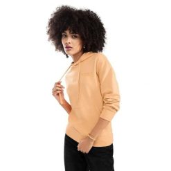 Bluza dresowa z kapturem Lifestyle damska SIROKO Ocaso-W. Brązowe bluzy damskie SIROKO, s, bez wzorów, z bawełny, z kapturem. Za 86.00 zł.