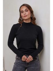 Soft Cashmere Sweter w kolorze czarnym rozmiar: 38/40. Czarne swetry klasyczne damskie Soft Cashmere, z kaszmiru, bez kołnierzyka. Za 109.52 zł.