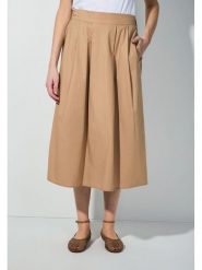 More & More Spódnica w kolorze beżowym rozmiar: 44. Brązowe spódnice damskie More & More, bez wzorów, midi. Za 126.99 zł.