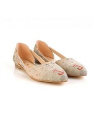 Goby Baleriny w kolorze beżowym ze wzorem rozmiar: 35. Brązowe balerinki damskie Goby, bez wzorów. Za 173.99 zł.