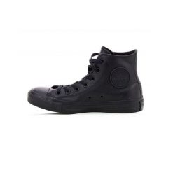 Trampki Converse Chuck Taylor HI Leather. Czarne trampki damskie Converse, bez wzorów, ze skóry, bez zapięcia. Za 358.35 zł.