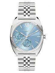 Liebeskind Chronograf w kolorze srebrno-błękitnym rozmiar: onesize. Szare, analogowe zegarki damskie Liebeskind, ze stali. Za 434.85 zł.