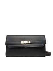 Valentino Torebka Fae Re VBS9AD17 Czarny. Czarne listonoszki damskie Valentino, bez wzorów, ze skóry, bez dodatków. Za 309.99 zł.