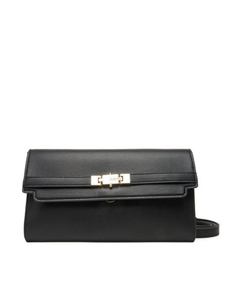 Valentino Torebka Fae Re VBS9AD17 Czarny. Czarne listonoszki damskie Valentino, bez wzorów, ze skóry, bez dodatków. Za 309.99 zł.