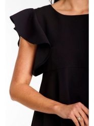 Awama Sukienka w kolorze czarnym rozmiar: XL. Czarne sukienki damskie Awama, bez wzorów, bez ramiączek. Za 127.99 zł.