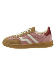 GANT Footwear Skórzane sneakersy "Cuzima" w kolorze jasnoróżowo-jasnobrązowym rozmiar: 36. Brązowe obuwie sportowe damskie GANT Footwear, ze skóry, bez zapięcia. Za 340.99 zł.